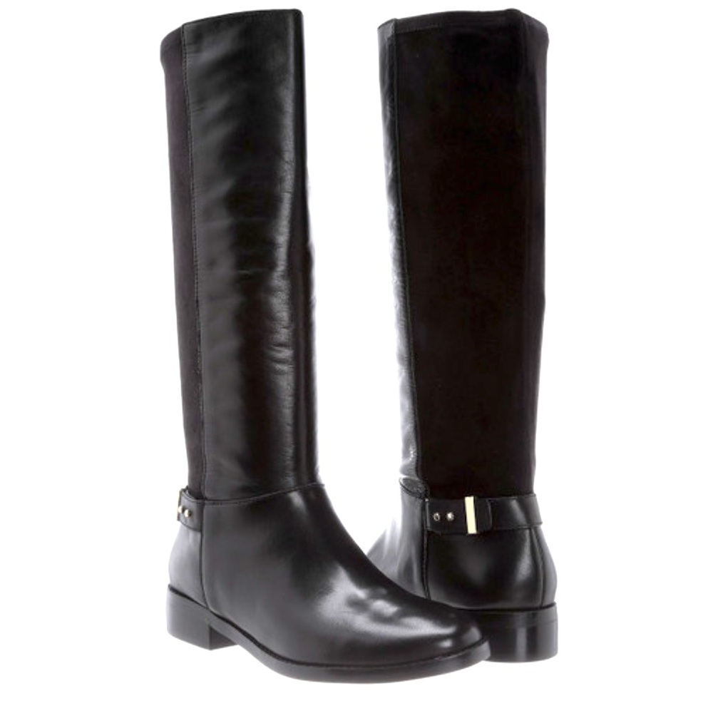 Cole Haan Women's Adler Leather Suede Riding Boots